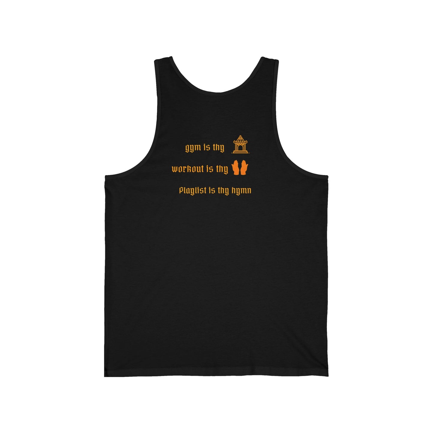 Motivational Unisex Jersey Tank - Gym Inspired Fitness Wear