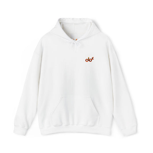 Embroidered Logo Hoodie Sweatshirt - Black/White/Sand