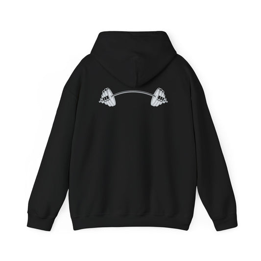 Death By 1000 Squats™ Hooded Sweatshirt - Black/White