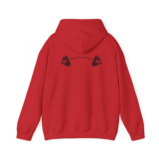 Death By 1000 Squats™ Hooded Sweatshirt - Red/Black