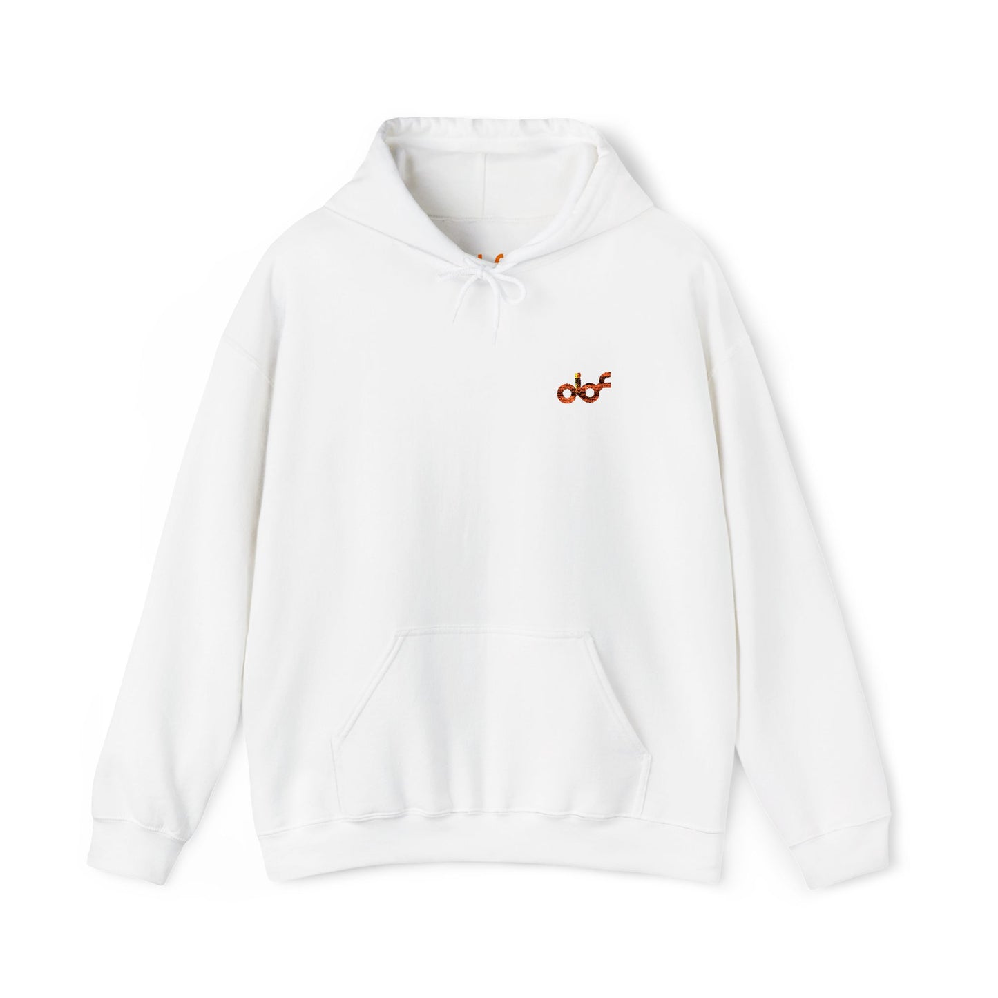 Embroidered Logo Hoodie Sweatshirt - Black/White/Sand