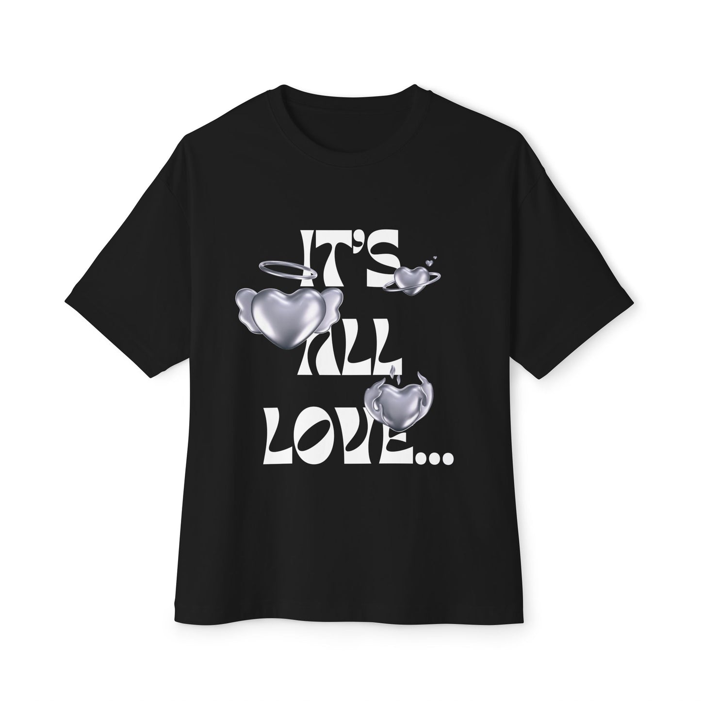 It’s All Love Unisex Oversized Boxy Tee